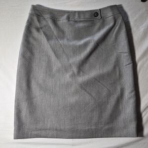 Antonio Melani Classic Gray Pencil Skirt - Sleek Workwear Womens 8